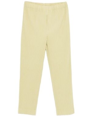 Homme Plissé Issey Miyake Pleated Trousers - White