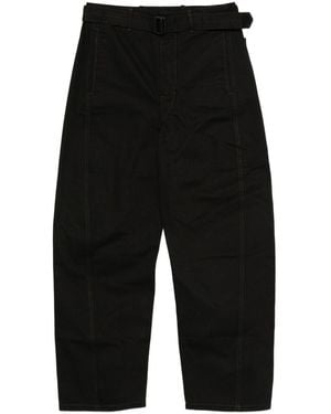 Lemaire Twisted Cotton Jeans - Black