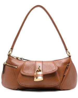 Chloé The Iconic Leather Shoulder Bag - Brown