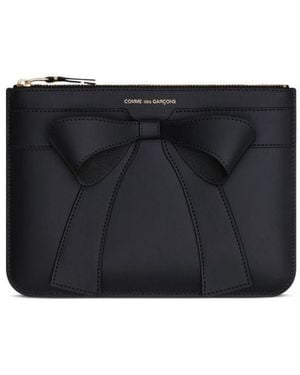 Comme des Garçons "Big Bow" Wallet - Black