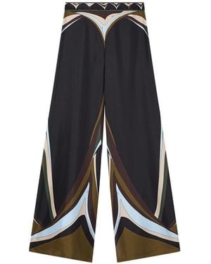 PUCCI Fari-Print Trousers - Blue
