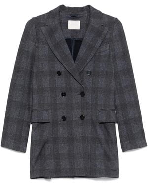 Circolo 1901 Cotton Double-Breasted Jacket - Blue