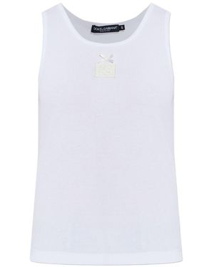 Dolce & Gabbana Cotton Top - White