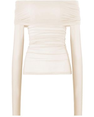 Wolford Off-Shoulder Top - White