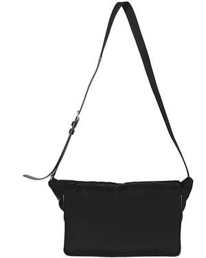 The Row Lloyd Nylon Crossbody Bag - Black