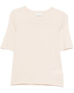 Soft Goat Cashmere Top - Natural