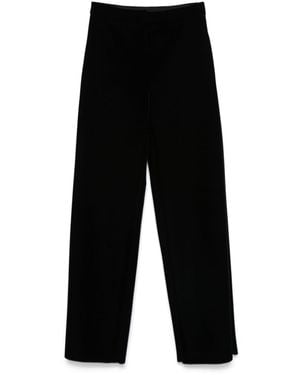 Sportmax Velvet Trousers - Black