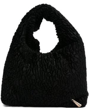 La Milanesa Small Hobo Bag - Black