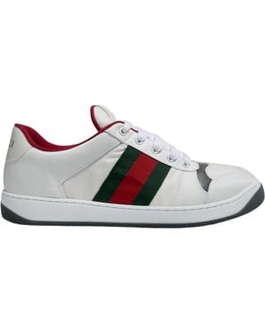 Gucci Screener Trainers - White