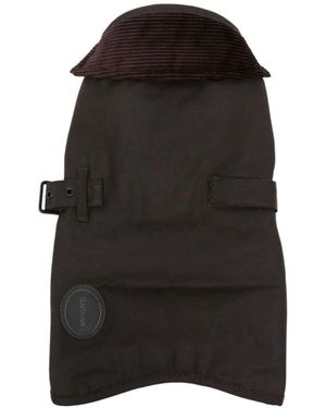 Barbour Waxed Cotton Dog Coat - Black