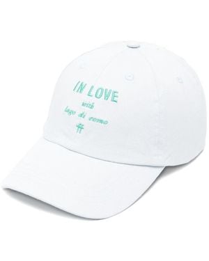 forte_forte Embroidered Baseball Cap - White