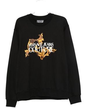 Versace Jeans Couture Maxi Logo Sweetshirt - Black