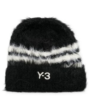 Y-3 Logo Beanie - Black