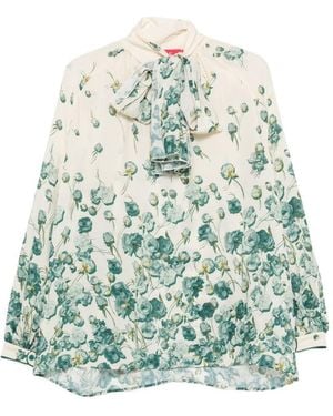 F.R.S For Restless Sleepers Silk Blend Printed Shirt - Green