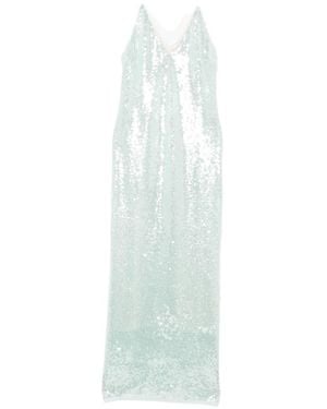 forte_forte Sequined Slip Dress - White