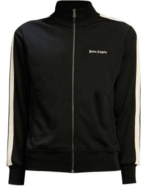 Palm Angels Sweatshirt Tracksuit With Logo - Black