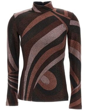 PUCCI Printed Top By - Brown