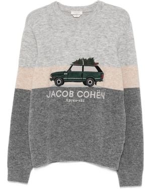 Jacob Cohen Wool Crewneck Jumper - Grey
