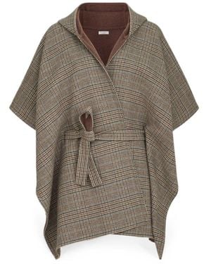 Brunello Cucinelli Poncho - Marrone