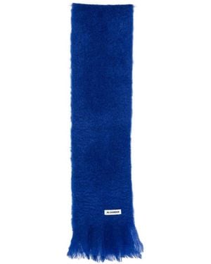 Jil Sander Wool Scarf - Blue