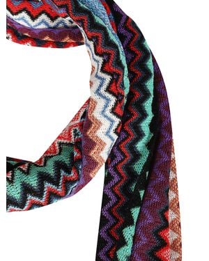 Missoni Multicoloured Scarf - Black