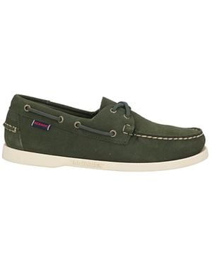 Sebago Portland Flesh Out Moccasin - Green