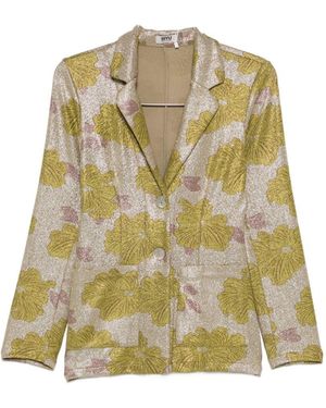 Siyu Rosella Single-Breasted Jacket - Green