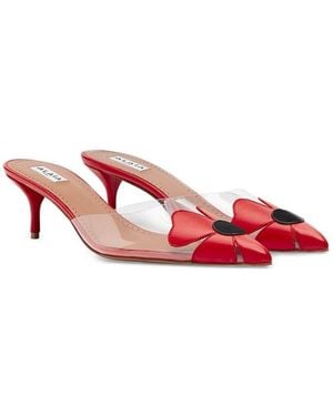 Alaïa Bloom Mules - Pink
