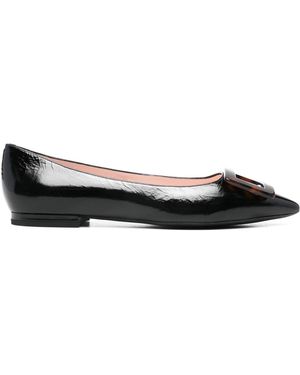 Roger Vivier Ballerina Gommettine Turtle - Nero