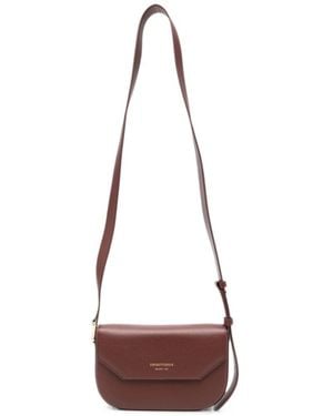 Emporio Armani Leather Crossbody Bag - White