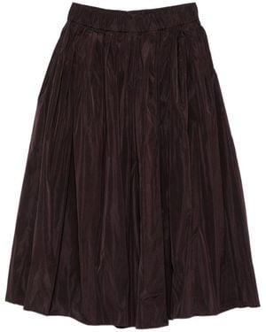 Susanne Bommer Taffetas Long Skirt - Red
