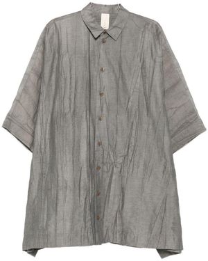 SOH Cotton Blend Blouse - Grey