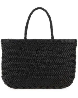 Dragon Diffusion Mini Borsa Basket Flat Gora - Nero