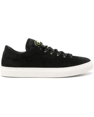 Stone Island Compass-Patch Trainers - Black