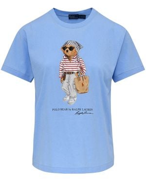 Polo Ralph Lauren T-Shirt With Print - Blue