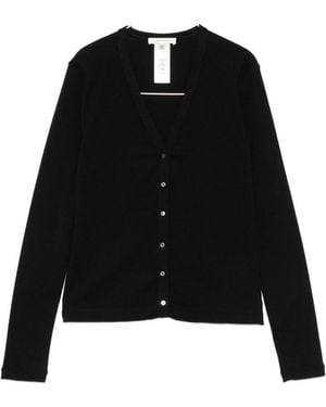 The Row Creps V-Necked Jumper - Black