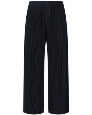 Homme Plissé Issey Miyake Pleated Trousers - Blue