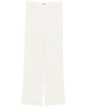 Issey Miyake Pleated Trousers - White