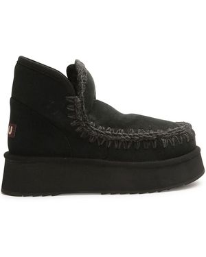Mou Mini Eskimo Platform Boots - Black