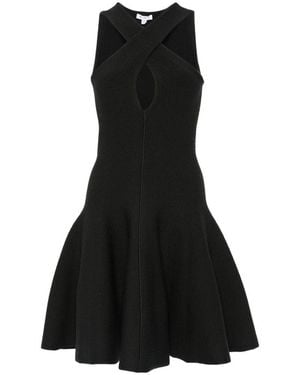 Alaïa Silk Blend Midi Dress - Black
