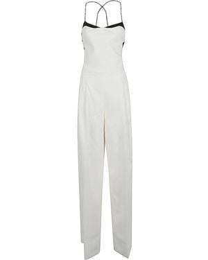 Tom Ford Silk Long Jumpsuit - White