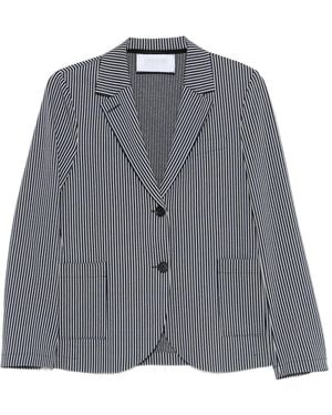 Harris Wharf London Cotton Blend Blazer Jacket - Grey
