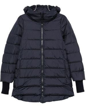 Herno Giacca Midi Down A-Shape - Blu