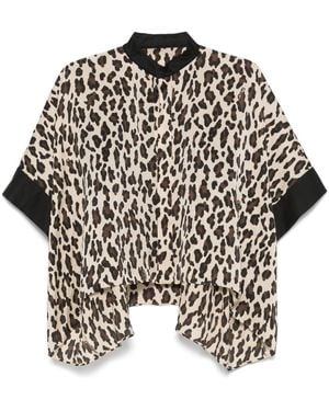 Sacai Blusa Stampata - Nero