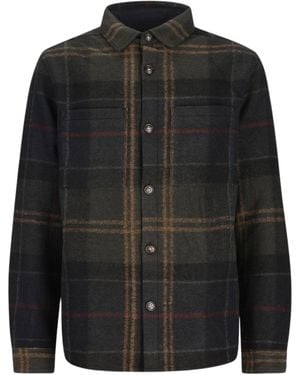 Barbour Woodlane Brushed-Finish Shirt By - Black