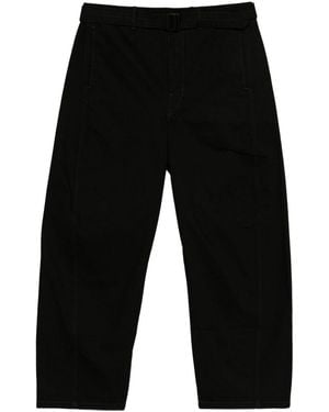 Lemaire Twisted Denim Cotton Jeans - Black