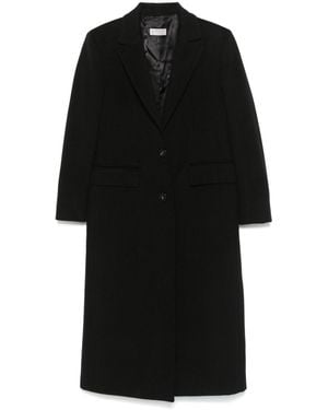 Alberto Biani Cappotto Monopetto - Nero
