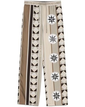 Loewe Printed Silk Pyjama Trousers - White