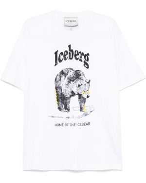 Iceberg Cotton T-Shirt - White