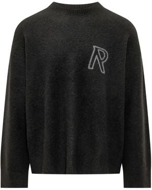 Represent Sweatshirt With Logo - Black